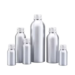 30ml 50ml 100ml 120ml 150ml 250ml 500ml Aluminium Bottle with Aluminium Screw Cap