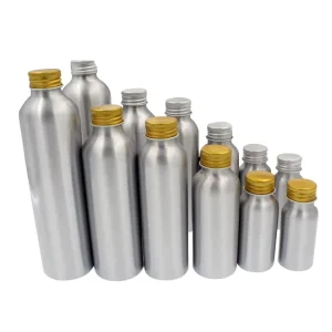 30ml 50ml 100ml 120ml 150ml 250ml Aluminum Metal Bottle Silver Bottle Metal Perfume Bottle for Cosmetics