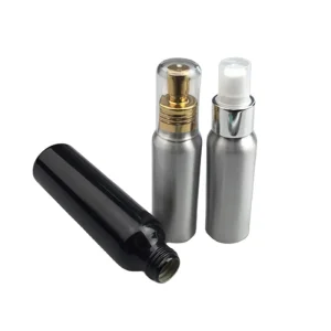 30ml 50ml 100ml 150ml 200ml 300ml 500ml 1000ml Aluminum Cosmetic Bottles with Lotion Pump