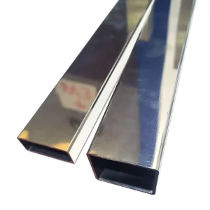 316 Stainless Steel Rectangular Tube 2.0mm Wall Thickness 50x100mm Hollow Rectangular Pipe for Construction Engineering