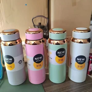 316 Stainless Steel Vacuum Insulated Sports Water Bottle with Handle