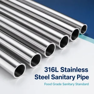 316L Stainless Steel Sanitary Pipe Tube Ketchup Conveyance 40mm Acid Resistant Corrosion Proof Food Grade Tube