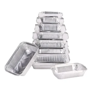 320~1000ML Disposable Thickened Aluminum Foil Tray for Baking and Barbecue