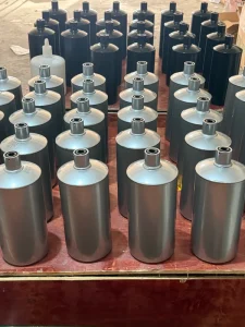 34.5Kg Cold Steel Rolling Bottles 99.999 Pure Flask Silver Cans for Gold Mining