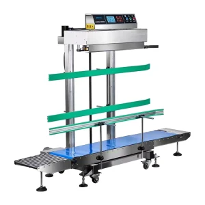 350L Vertical Stand-Type Continuous Band Sealer for Bags and Pouches