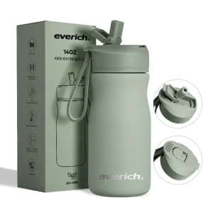 350ml BPA-Free Stainless Steel Children’s Water Bottle, 304 Metal, Dishwasher-Safe, Portable Vacuum Insulated