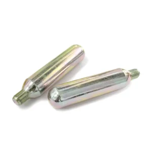 38g 48cc 50cc 5/8 Threaded Steel CO2 Gas Cartridge 182gr Low Pressure CE Certified 99.5% Purity Gold/Silver