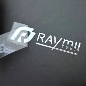 3D Printed Waterproof Clear Labels Custom Gold Foil Logo Metal Stickers Hot Silver UV Transfer Sticker for Packaging