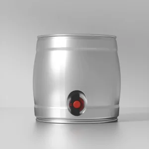 3L 3000ml Tinplate Beer Barrel Keg Bucket Craft Beer Packaging