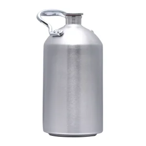3L 304 Stainless Steel Mini Keg Bucket Growler Single-Wall Draft Beer
