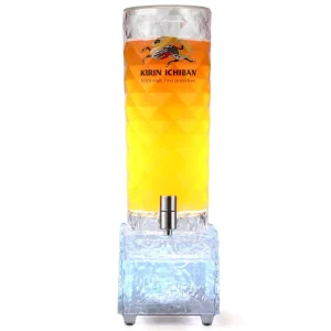 3L Beer Dispenser Draft Beer Tower Juice Dispenser Party Drink Dispenser for Bar Wine Dispenser