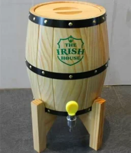 3L Stainless Steel Beer Keg Wood Barrel