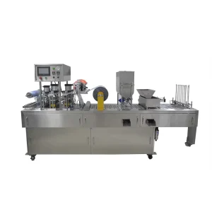 4 Cups Automatic Filling and Sealing Machine for Honey Tea Coffee and Pet Food