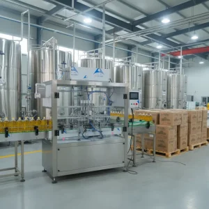 4 Heads Linear Type Fully Automatic Servo Gear Pump Filling Machine for Cooking Oil Edible Oil Vegetable Oil