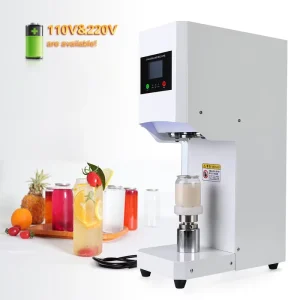 40 170mm Semi Automatic Beer Beverage Aluminum Easy Open Tin Can Sealer Soda Tin Can Seamer Cans Filling Sealing Machine