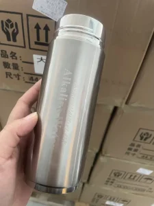 400ml Hydrogen Alkaline Water Bottle, pH 9.5, Double Filter, Factory Customize