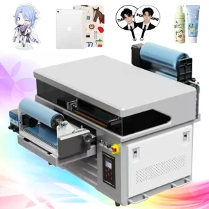 4060 UV DTF Printer with XP600 Print Head Roll to Roll Automatic Laminating for Metal Glass Plastic Labels