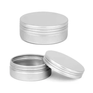 40g Aluminum Tin Can with Screw Top for Cosmetic Packaging and Storage