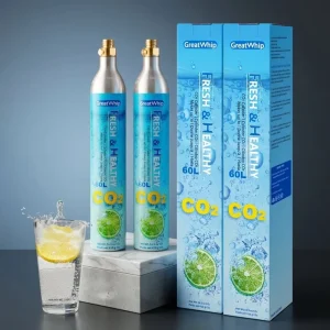 425g CO2 Gas Cylinder 0.6L for Home Carbonation and Beverages