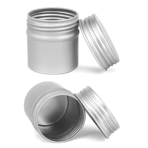 45g Empty Aluminum Cosmetic Tin Jars for Cream and Lip Balm