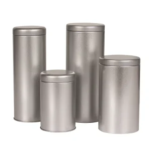 47×45/66mm Round Matte Tinplate Tea Storage Tin Box, Food Grade, 100g Capacity