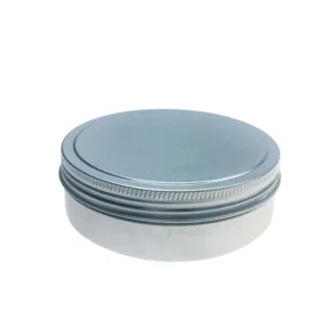 4oz Aluminum Cosmetic Jars with Lids Round Metal Tin Cans for Cream Candle Making Packaging Custom Logo Available