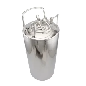 5 Gallon 19L Ball Lock Corny Cornelius Beer Keg with Metal Handles for Homebrew Draft Beer