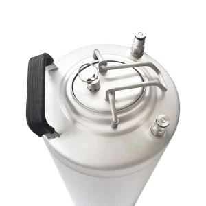 5 Gallon 19L Stackable Ball Lock Corny Keg with Handles for Homebrew Draft Beer Milk Soda Coffee Orange Juice