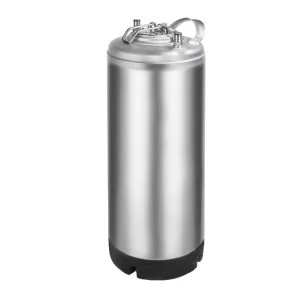 5 Gallon Ball Lock Stainless Steel Beer Keg with Single Handle for Draft Homebrew and Craft Beer NSF Certified