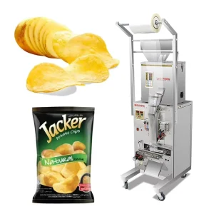 50-100 g Snack Packaging and Sealing Machine for Chips, Biscuits, Groundnuts, Popcorn, Rice, and Potatoes