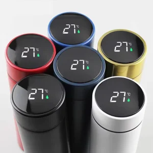 500Ml Intelligent Termos Travel Bottles Stainless Steel Thermos Vacuum Flasks Tumbler Temperature Display Smart Water Bottle