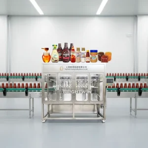 500g-1000g Automatic Sauce, Paste, Shampoo, and Oil Filling Machine with Servo Motor for Chili Sauce, Tomato Sauce, Honey, Peanut Butter, and Jam