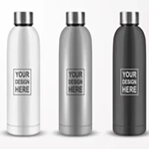 500ml Aluminum Water Bottle Custom Logo Reusable Beverage Bottle for Travel Sports Eco Friendly Metal Drinking Bottle