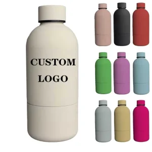 500ml Customized Metal Double Wall Insulated Drinking Bottles Metal Stainless Steel Thermal Water Bottles Thermos Flask