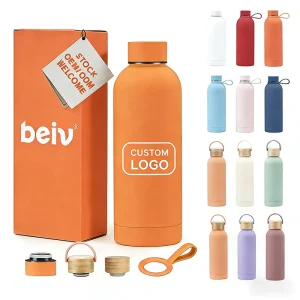 500ml Reusable Stainless Steel Vacuum Flask Water Bottle for Gym and Sports