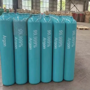 50L 150bar Argon Gas Cylinder Large Size Tank ISO 9809-1