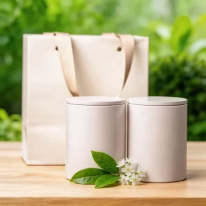 50g Custom Tinplate Tea Can Airtight Metal Container for Loose Tea Empty Tea Tin Box