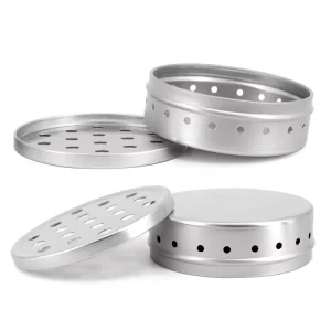 50g Small Round Aluminum Can with Screw Lid for Cosmetic and Personal Care Products