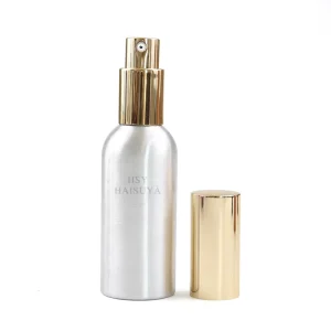 50ml 100ml 120ml Color-Changing Recyclable Aluminum Lotion and Perfume Pump Bottles