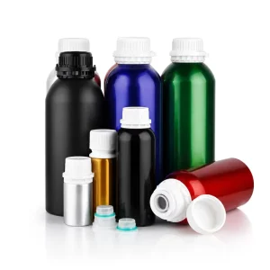 50ml 100ml 200ml 250ml 500ml 1000ml Matte Anti theft Screw Cover Separate Bottling Aluminum Bottles for Essential Oils