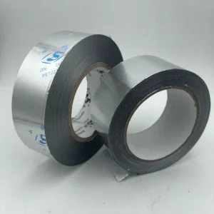 50mm Heavy Duty Aluminum Foil Tape with Acrylic Adhesive Heat-Resistant Waterproof for Industrial Refrigerator Sealing