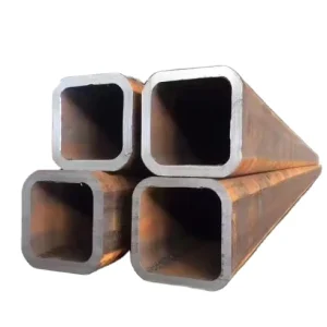 50x50mm 75x75mm A36 Q235 Mild Steel Black Hollow Section Square and Rectangular Tube