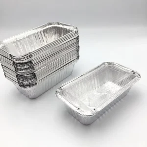580ml 750ml 930ml Rectangle Disposable Aluminum Foil Bowl with High Lid for Hot Food Takeaway Boxes Foil Containers