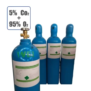 5%Co2+95%O2 Mixed Gas Cylinder Binary Mixed Gas Cylinder for Medical Field Industry Sector and Artificial Rainmaking