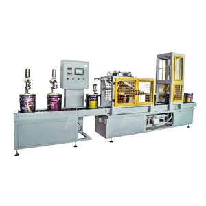 5L 30L Paint Metal Plastic Drum Full Auto Filling Machine