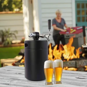 5L Custom Stainless Steel Portable Cocktail Mini Keg Dispenser Kegerator Growler Kit