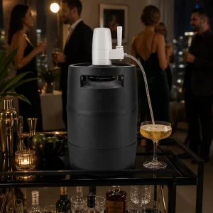 5L Explosion-Proof Mini Beer Keg Reusable HDPE Portable Food Grade Pressurized Home Brewing