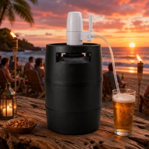 5L Home Brewing Keg Reusable Portable Mini HDPE Food Grade Pressurized Beer Draft Bar Party Supplier