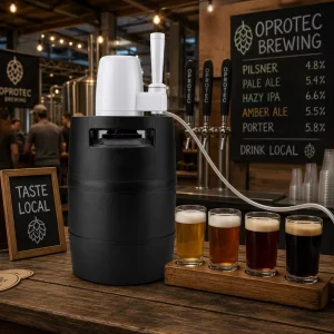 5L Home Brewing Mini Beer Keg Reusable HDPE Portable Food Grade Pressurized Party Bar Factory