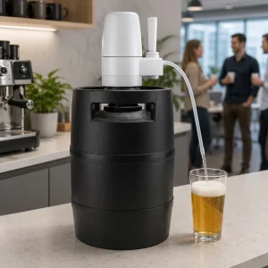 5L Party Mini Beer Keg Reusable HDPE Portable Food Grade Pressurized Home Brewing Outdoor